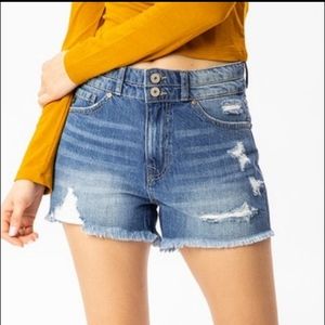 KANCAN DISTRESSED DENIM SHORTS♨️🔥